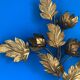 Applique italienne en métal doré