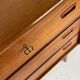 Vintage teak sideboard Bartels mid-century 60s design chest of drawers