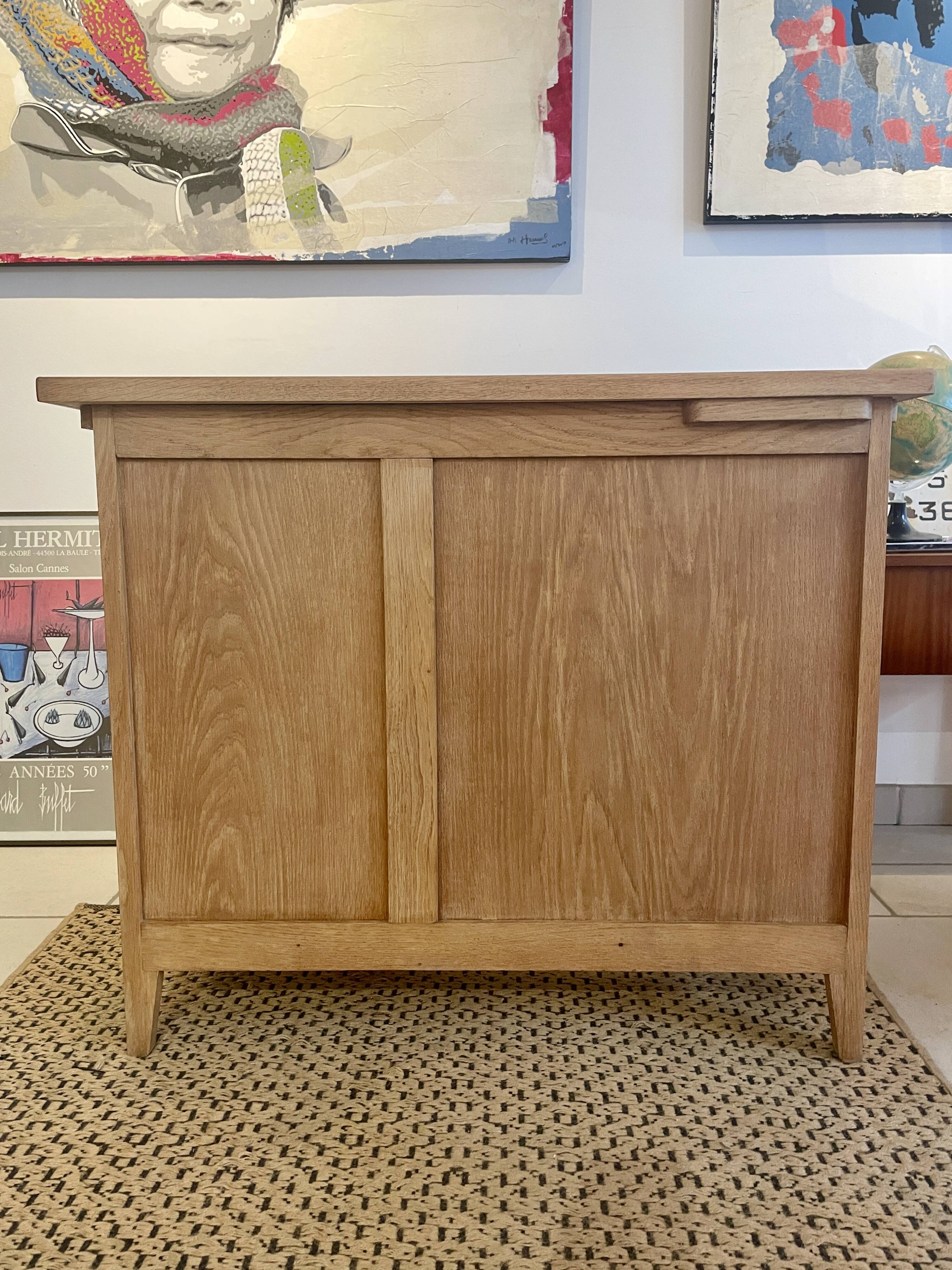 Wooden desk from the 40s/50s