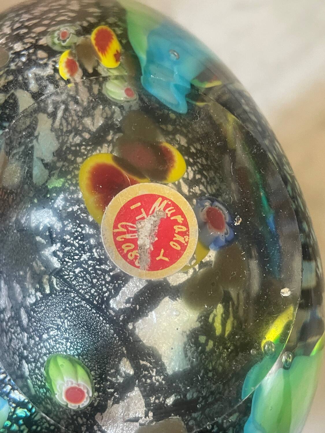 Murano millefiori vase circa 1950