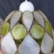Mother-of-pearl lampshade suspension