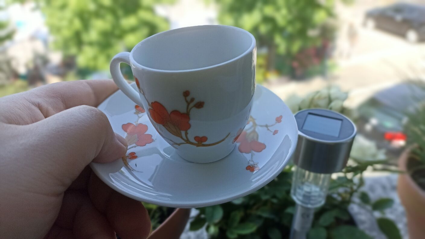 9 espresso cups Scherzer Bavaria - Bavarian porcelain 70s