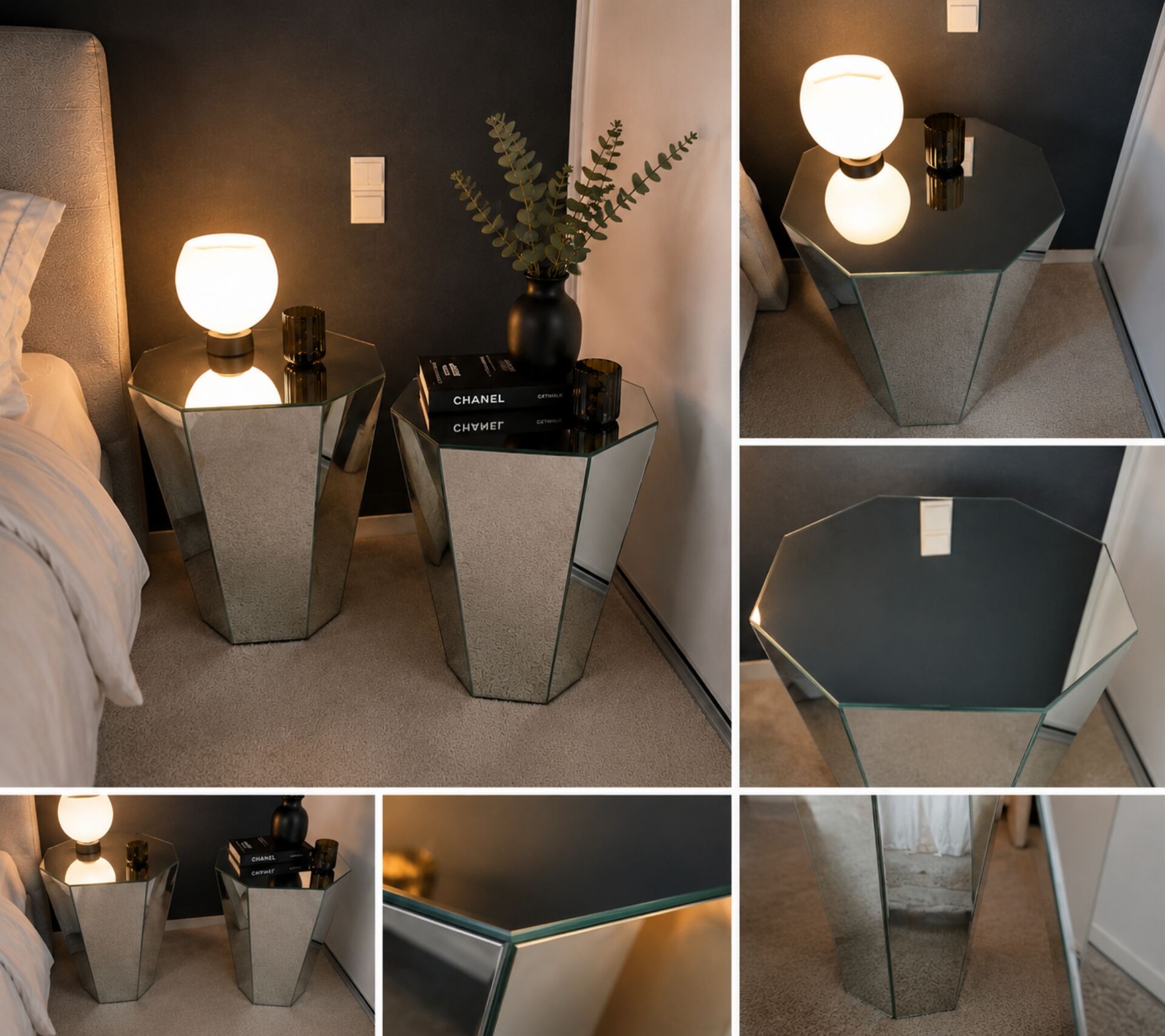 Paire de Tables de chevet catellan italia