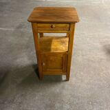Table de chevet bois année 50