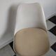 Knoll round table (marble) and 4 vintage chairs - 1970s