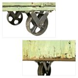 Ancien meuble d’atelier d’orfèvrerie à 63 tiroirs (111 x 212cm x 37cm)