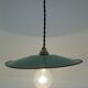 Trio of enamelled sheet metal suspensions
