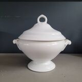 Opaque Lunéville porcelain soup tureen