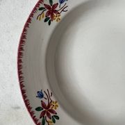 Sarreguemines Digoin Evelyne soup plate