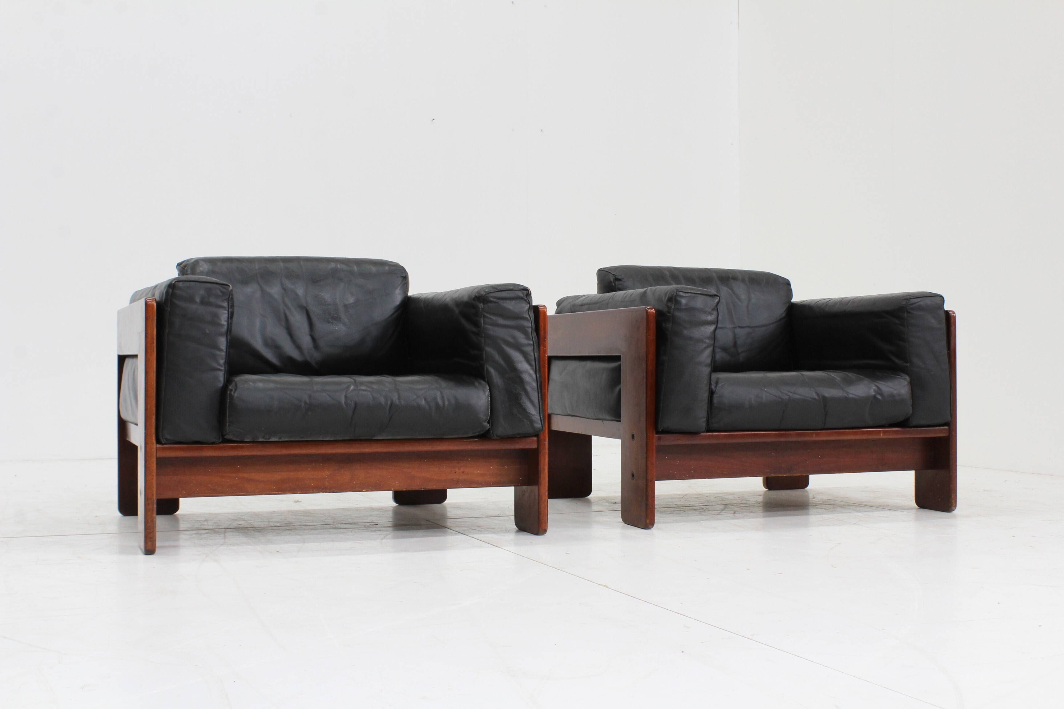 Vintage Knoll Bastiano Armchairs by Tobia Scarpa set of 2