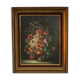 Oil on canvas flower bouquet