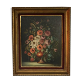 Oil on canvas flower bouquet