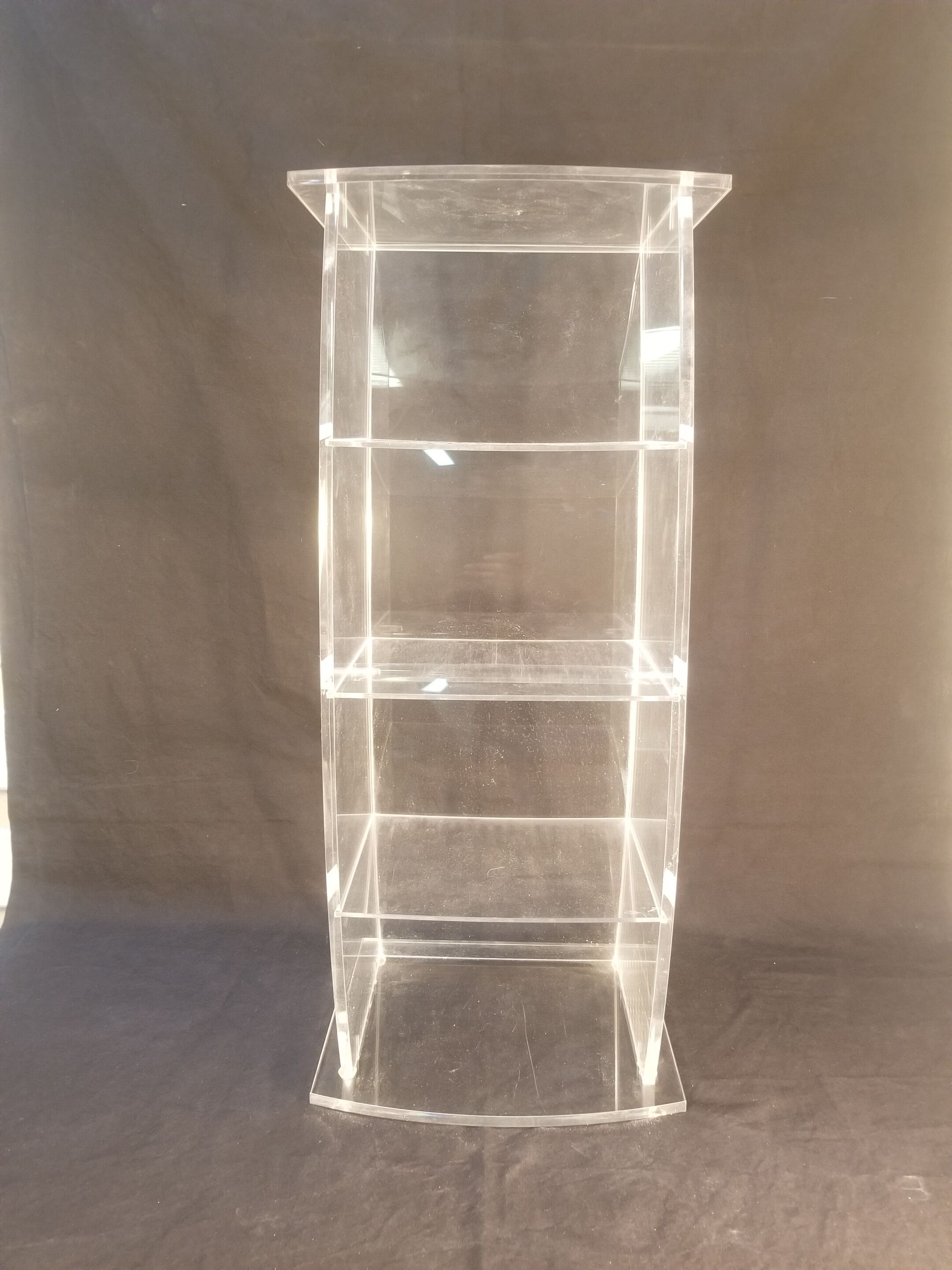 Plexiglas CD storage column - Vintage design 80s
