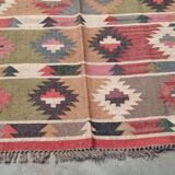 Kilim rug in jute and cotton. 150cm x 240cm
