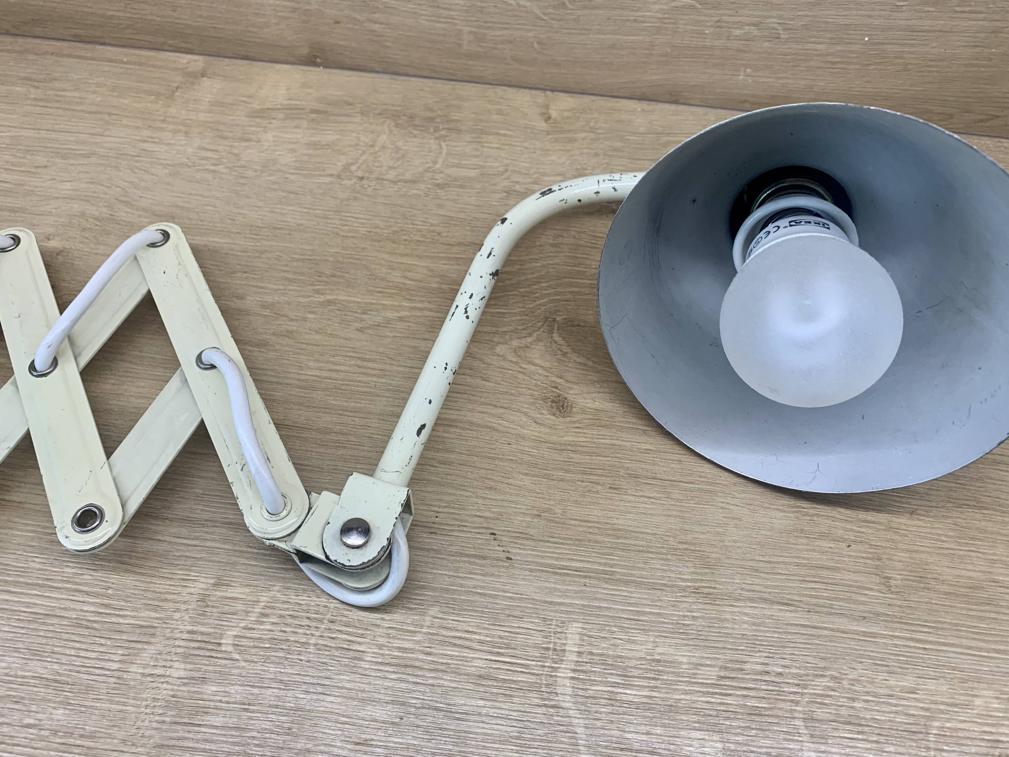 Scissor wall lamp, 1960s