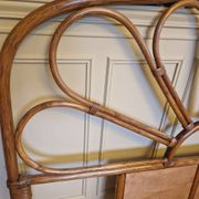 Rattan headboard