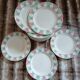 20 antique flat plates from Digoin and Sarreguemines