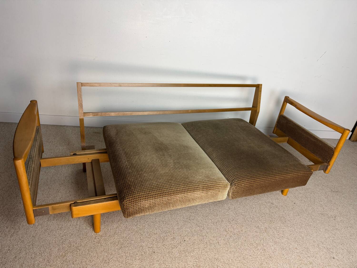 D-Bed sofa and two vintage armchairs from the 70s/80s.