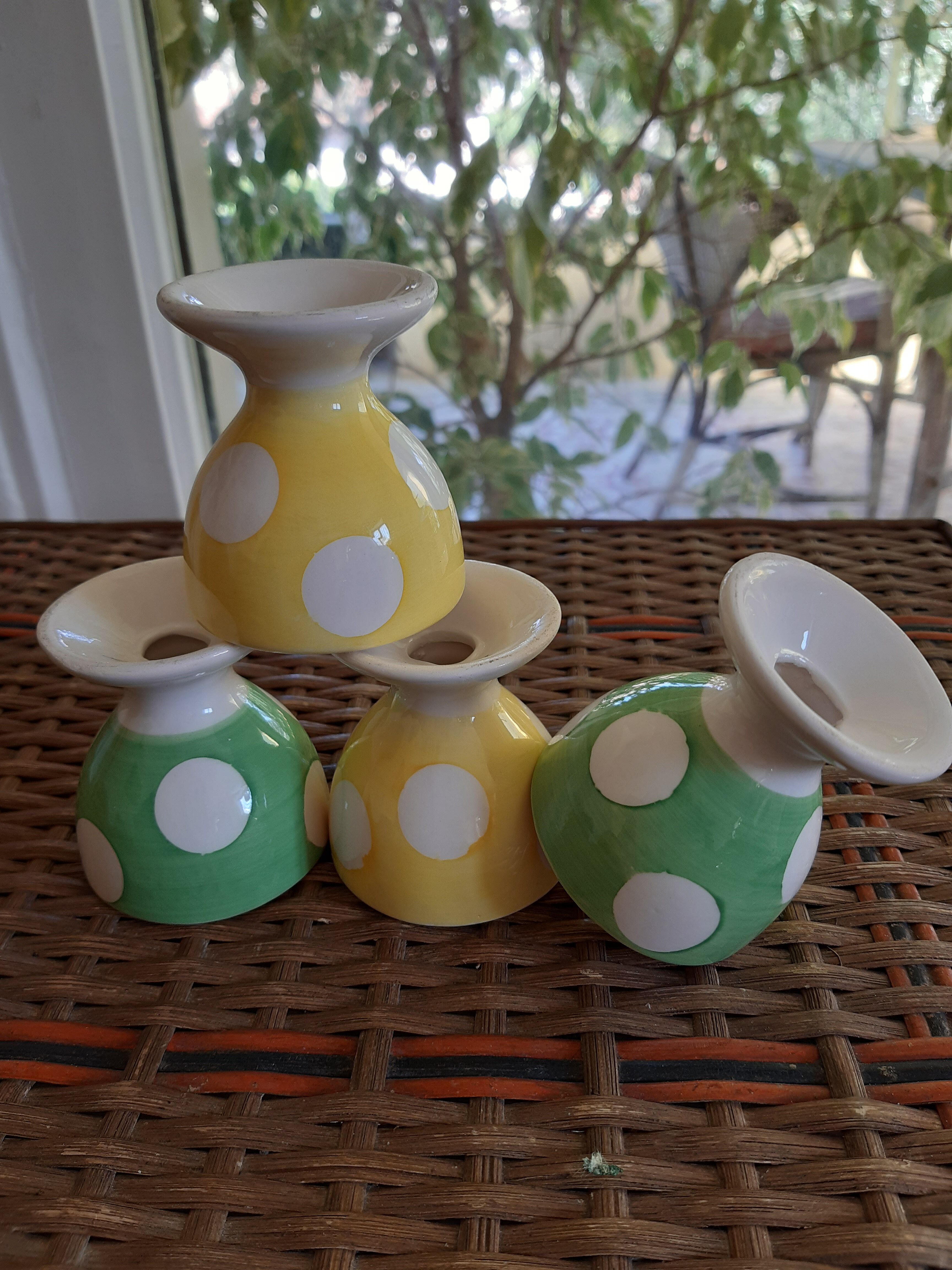 Lot of 4 eggcups