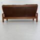 Mid-Century Leather 3-Seater Sofa by .L. Olsen & Søn, Denmark, 1960