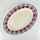 Oval plate Badonviller, "Scottish" model, Art Deco, 1930