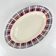 Oval plate Badonviller, "Scottish" model, Art Deco, 1930