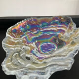 Empty vintage pocket in iridescent glass