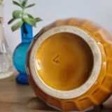 Mustard opaque porcelain bowl