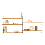 Teak string shelf. 1960s