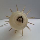 Cage vintage tripod lamp brass