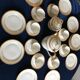Limoges porcelain coffee service by Chastagner for 8 people