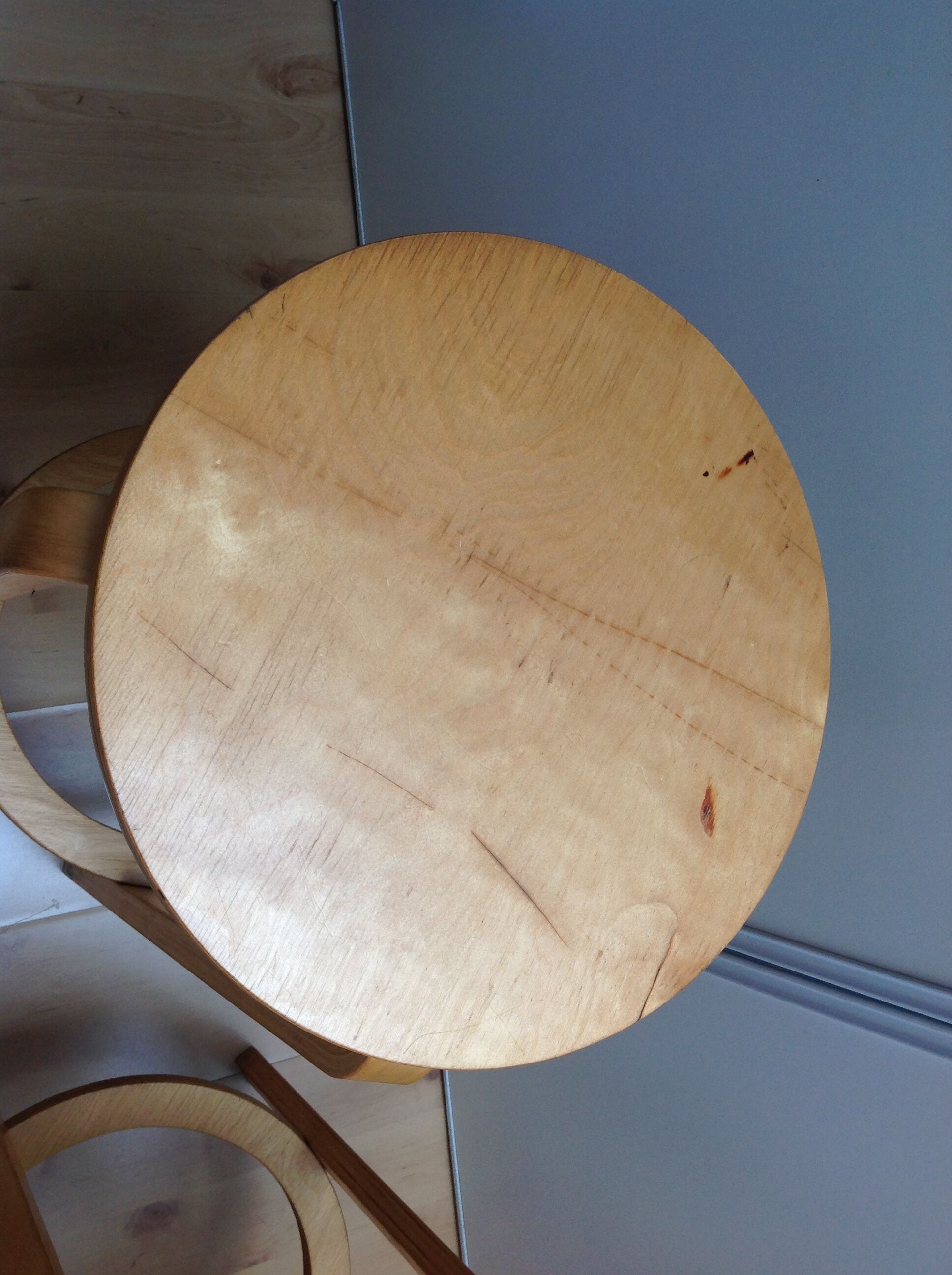 Pair of high Scandinavian/vintage style stools 60s-70s
