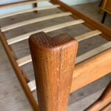 Daybed bed bench in vintage solid oak - 2 available