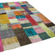 Handwoven Anatolian Contemporary 202 cm x 302 cm Multicolor Patchwork Rug