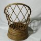 A cane tub type chair