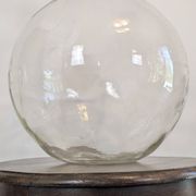 Dame-jeanne ancienne transparente 60L, esprit campagne