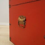 Red chest, Scandinavian design, 1950s