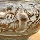Large U-Keramik ceramic pot cover vase with antique decoration 4.610 kg