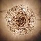 Italian ceiling light in Murano glass, 1970.