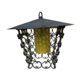 Lanterne tôle perforée 1960