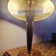 Art Deco articulated lamp - Wood and brass - 1930s period