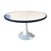 Table ronde pied tulipe années 70