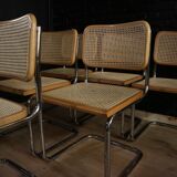 Set of 6 chairs design by Marcel Breuer model B32