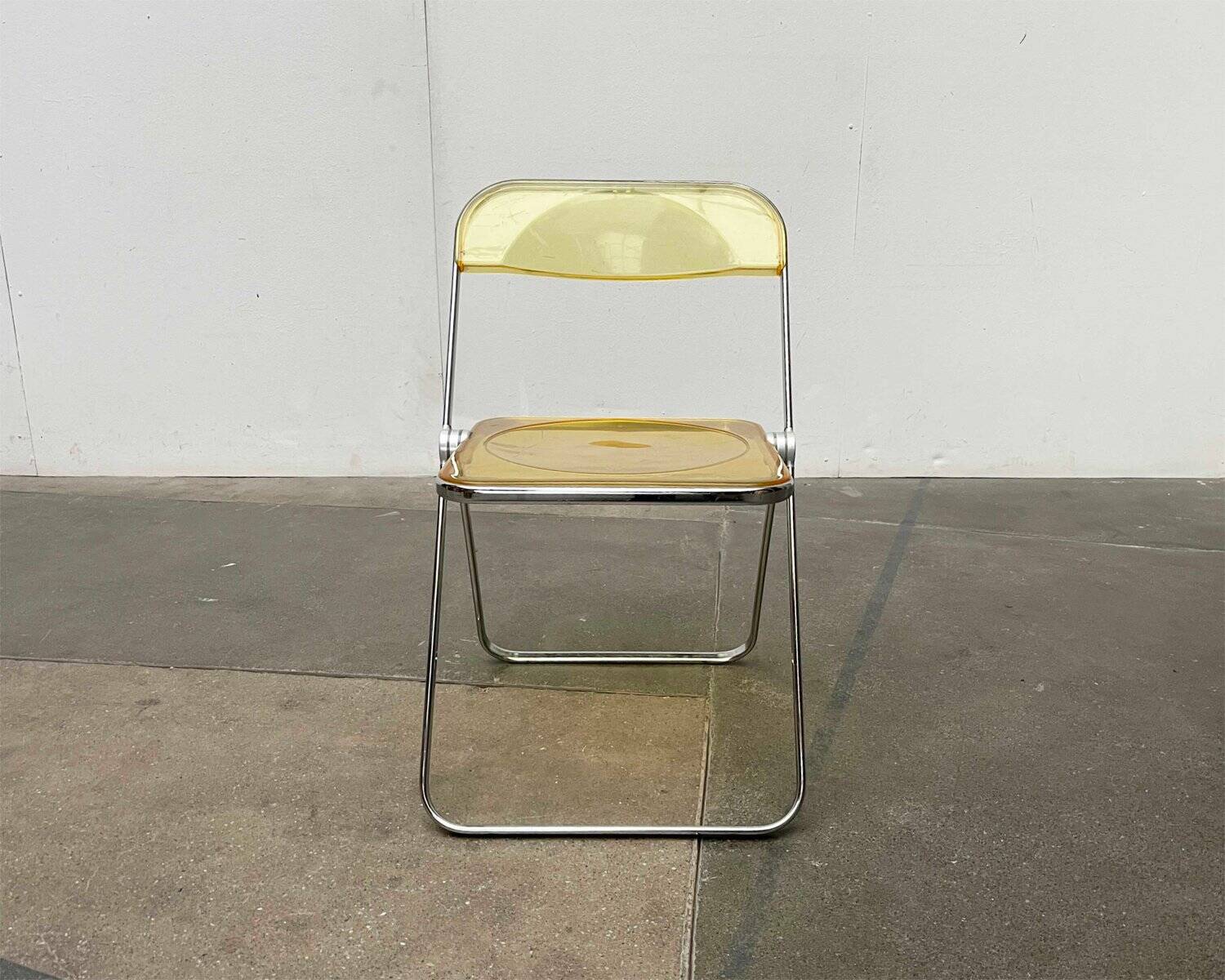 Folding Chair Model Plia Italian Mid-Century Modern Space by Giancarlo Piretti for Castelli, 1960s
