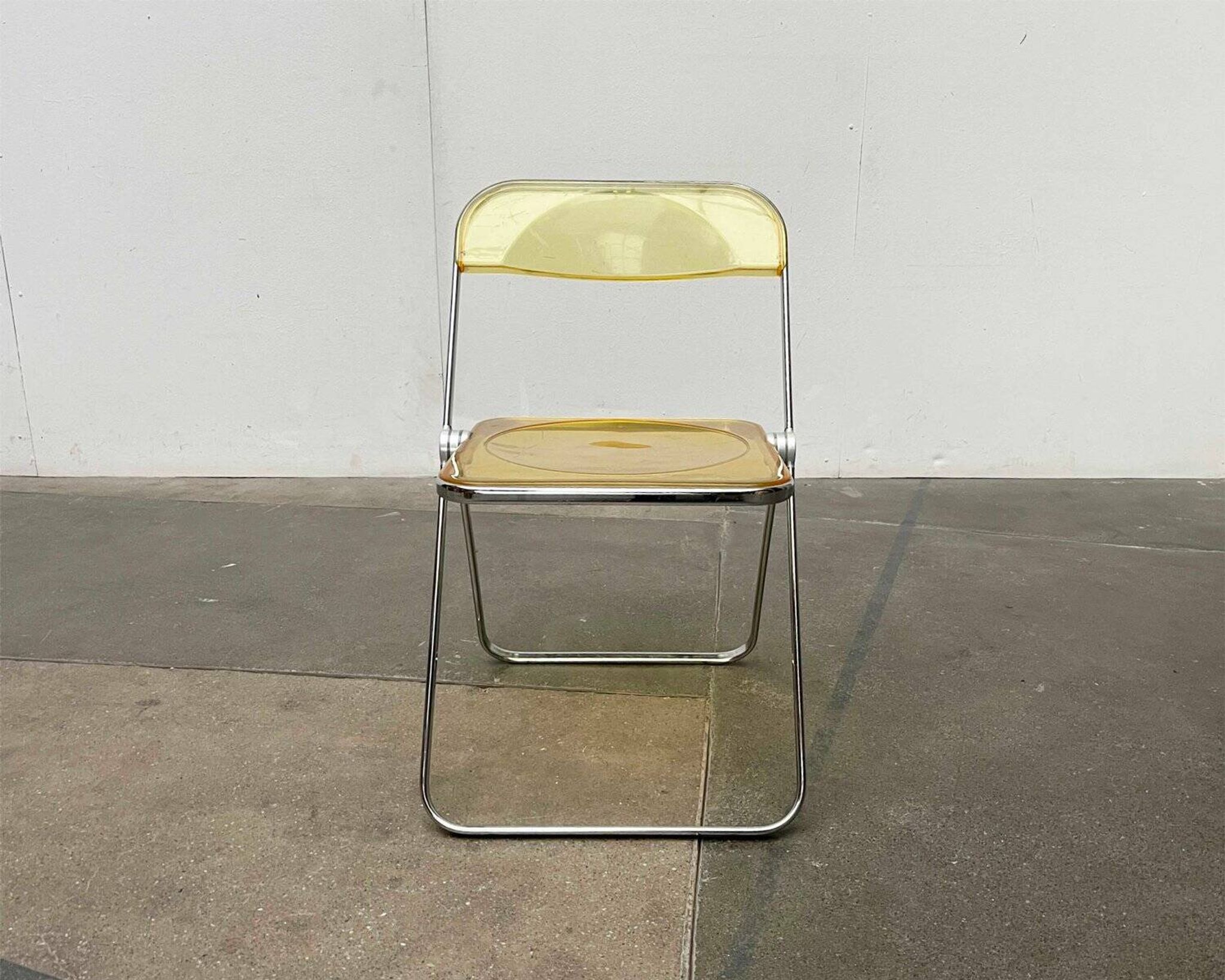 Folding Chair Model Plia Italian Mid-Century Modern Space by Giancarlo Piretti for Castelli, 1960s