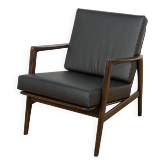 Fauteuil modèle 300-139 de l'usine de meubles Swarzędz, Pologne, années 1960