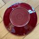 Hand-turned, colorful dessert plates