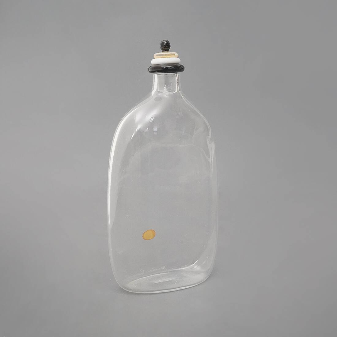 Murano glass bottle with stopper by Giovanni Cenedese, 1970s