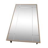 Original Large Mirror has 7 interior mirrors - gray painted wood frame