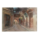 Watercolor painting "Ruelle de la Medina" Orientalist Morocco by Denise Richier